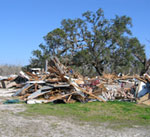 remains of Janie's childhood home